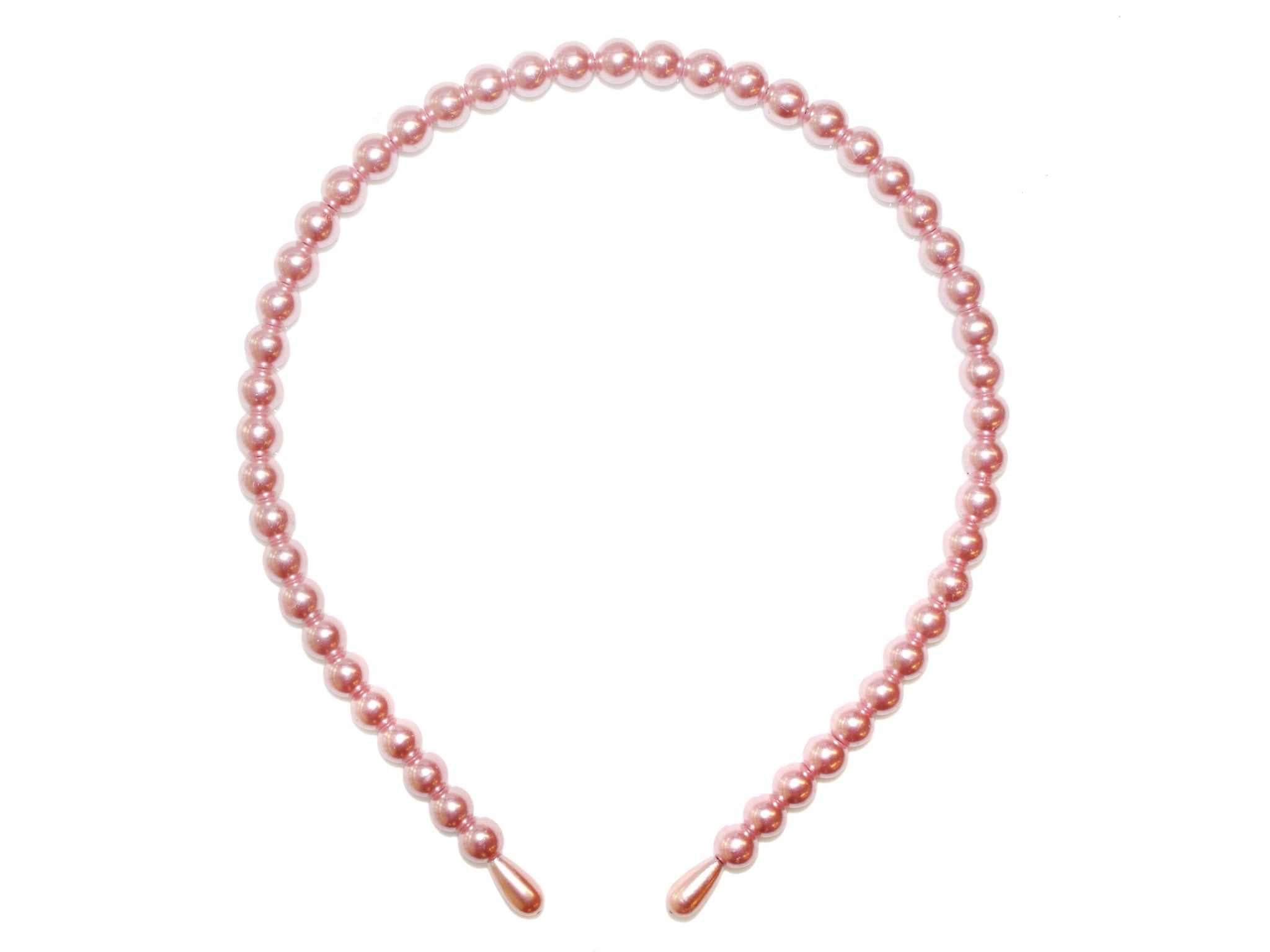 Pearl 8mm Alice Band - Blush