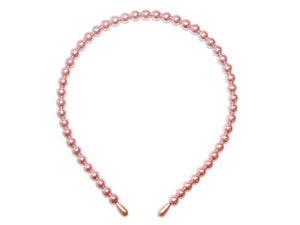 Pearl 8mm Alice Band - Blush