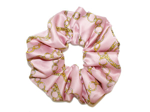 Catena Large Satin Scrunchie - Pink