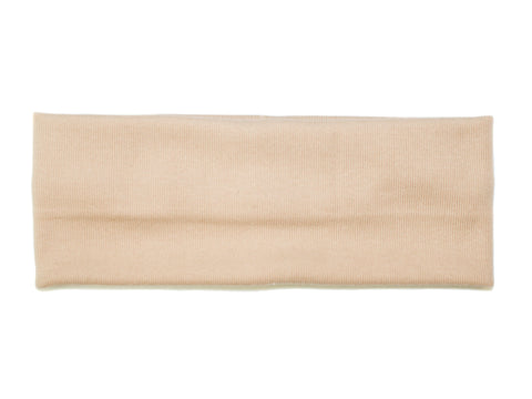 Knitted 7cm Headband - Beige