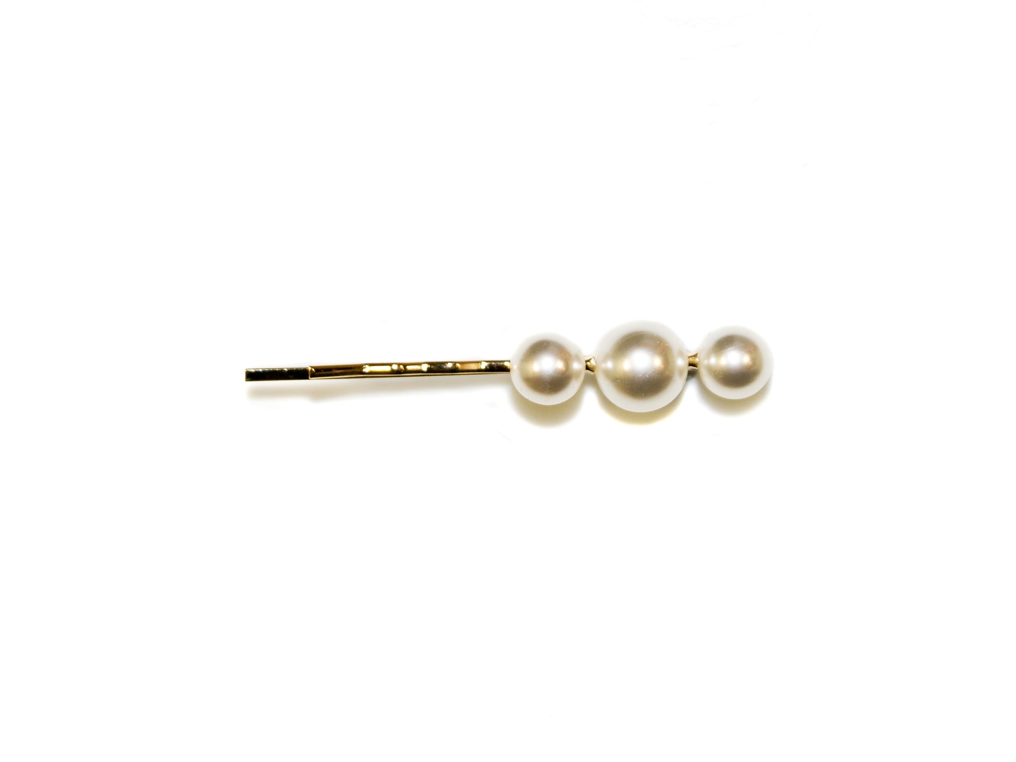 Three Pearl Slide - Gold