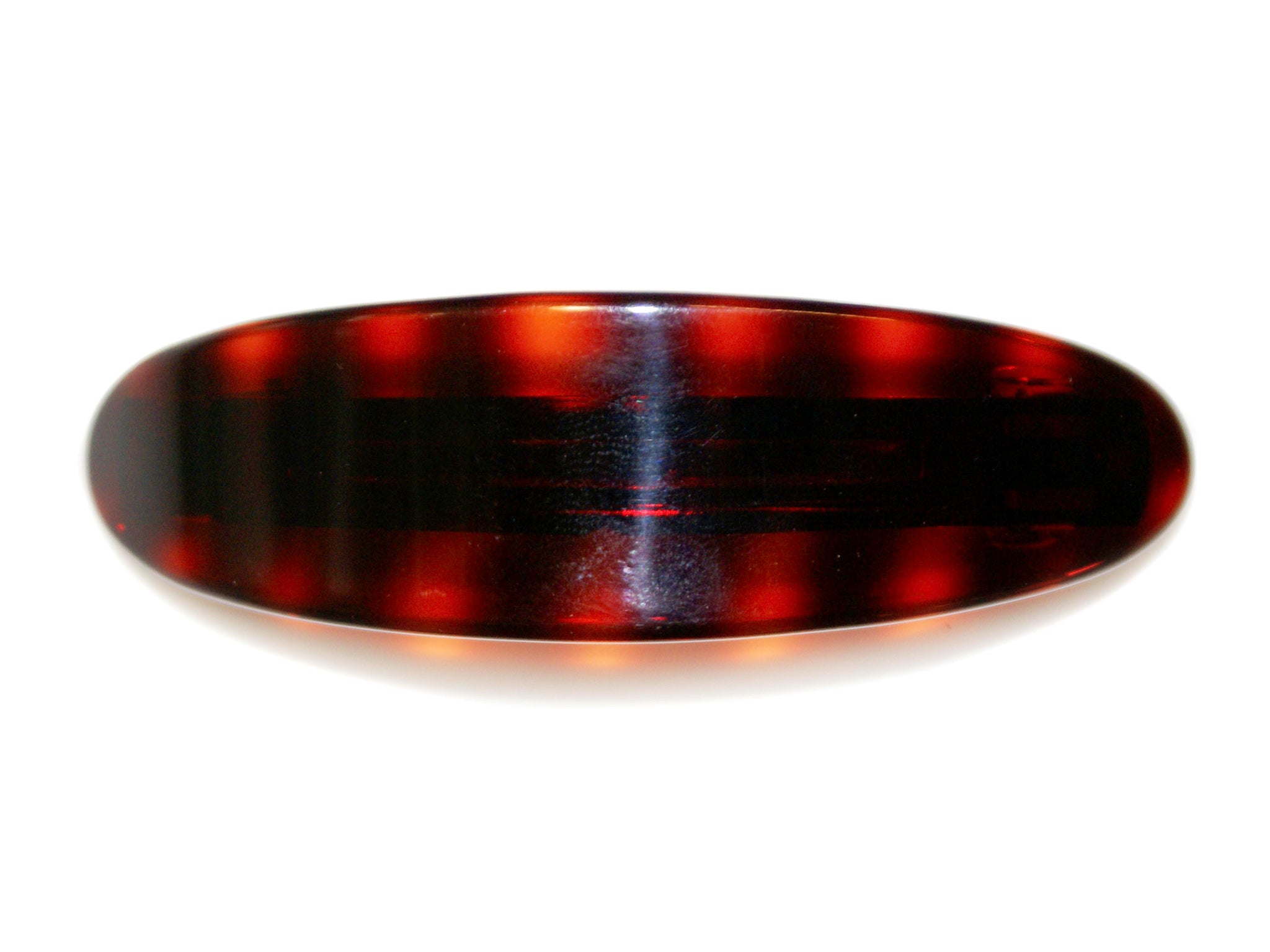 Acrylic Curved Barrette - Tortoise