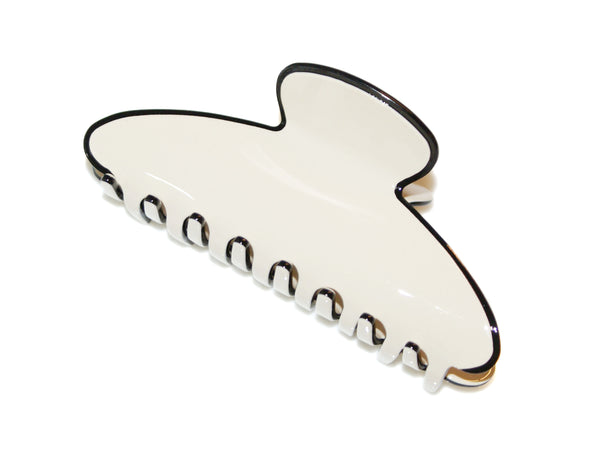 Acetate Two Tone Claw - Ivory