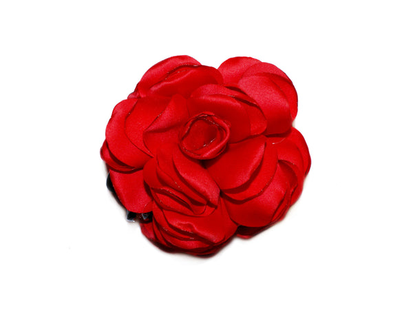 Rose Double Flower Claw - Red