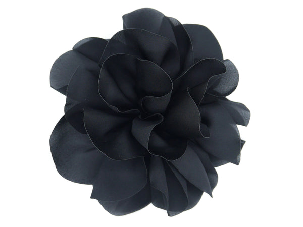 Flemington Flower Clip - Black