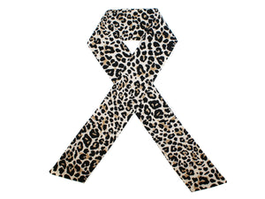 Leopard Hair Scarf - Light Leopard