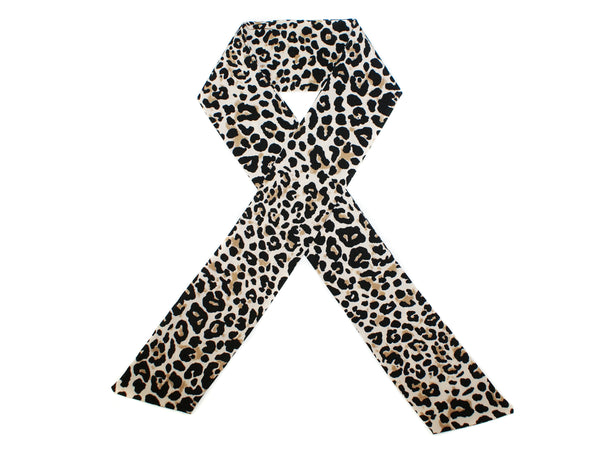 Leopard Hair Scarf - Light Leopard