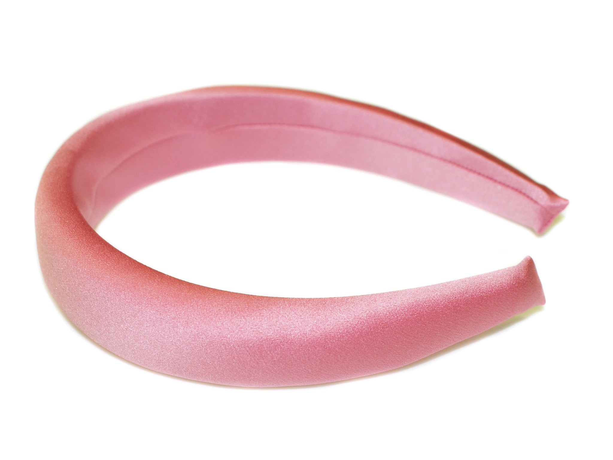 Satin Padded Alice Band - Magenta