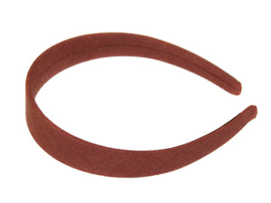 Linen 2.5cm Alice Band - Rust