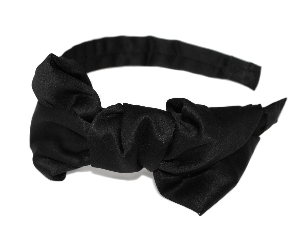 Buy Wrap Bow Alice Band - Black Online & Wholesale – Hepburn & Co ...