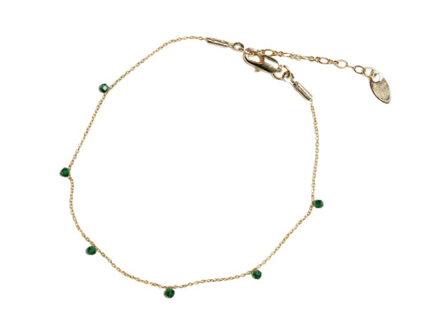 Green Onyx Fine Stone Bracelet