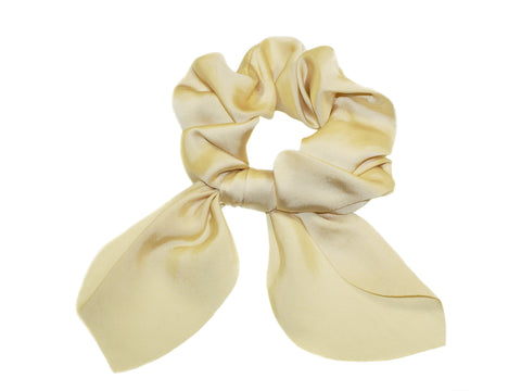 Satin Knot Tie Scrunchie - Sunlight