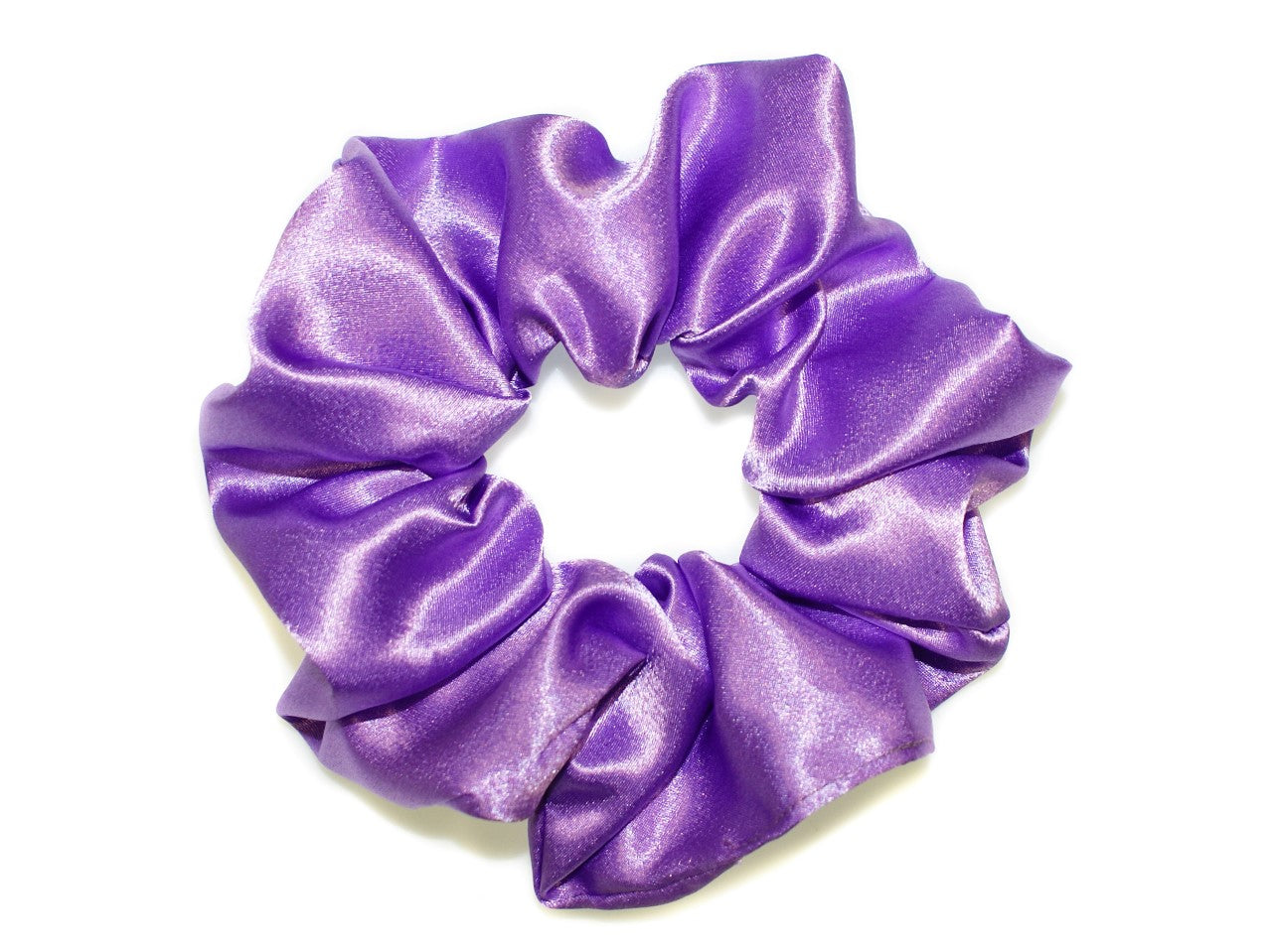 Satin Large Scrunchie - Lilac