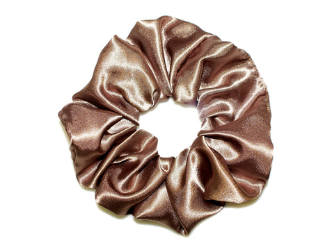 Satin Large Scrunchie - Taupe