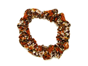 Martines Garden Small Scrunchie - Brown