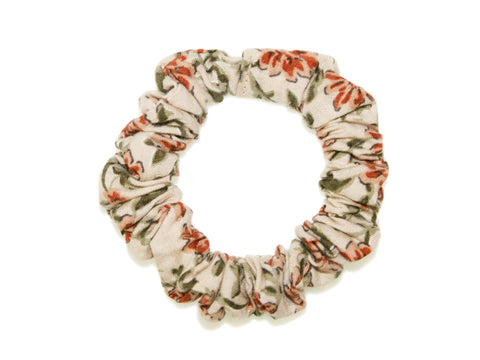 Daisy Chain Small Scrunchie - Beige