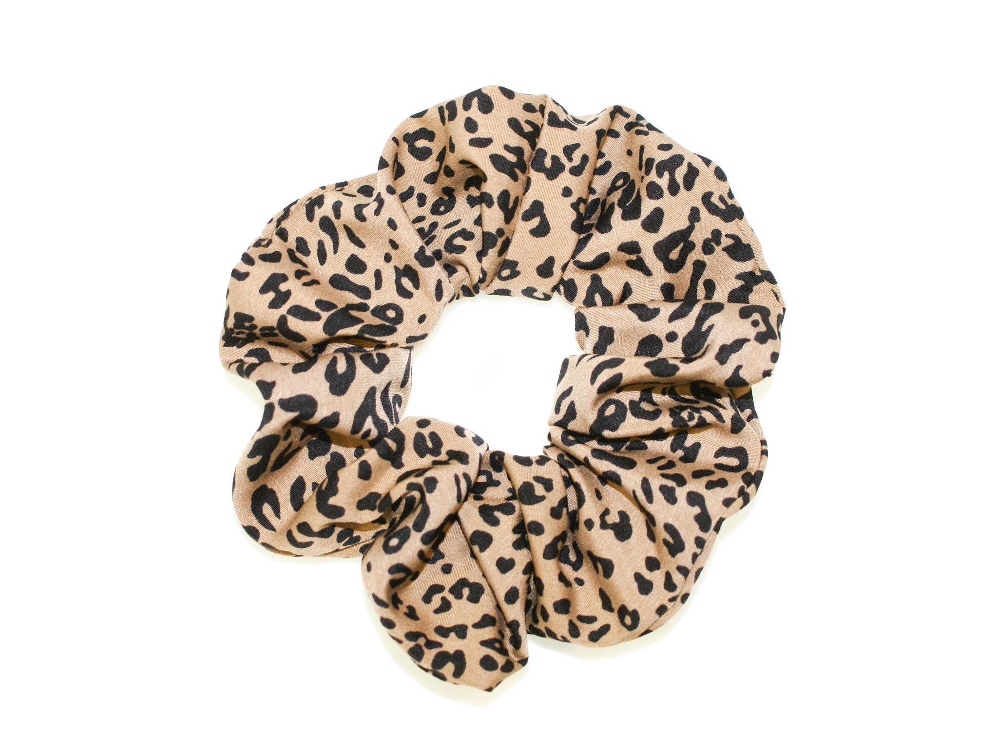 Serengeti Large Scrunchie - Brown/Black