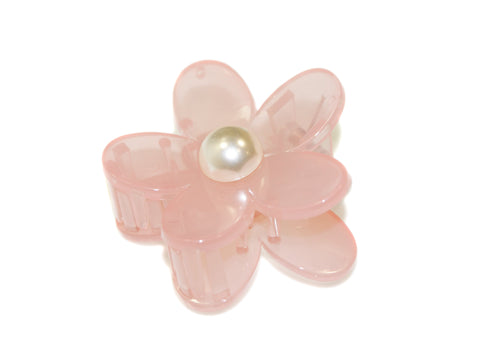 Pearl Daisy Claw - Pink/Pearl