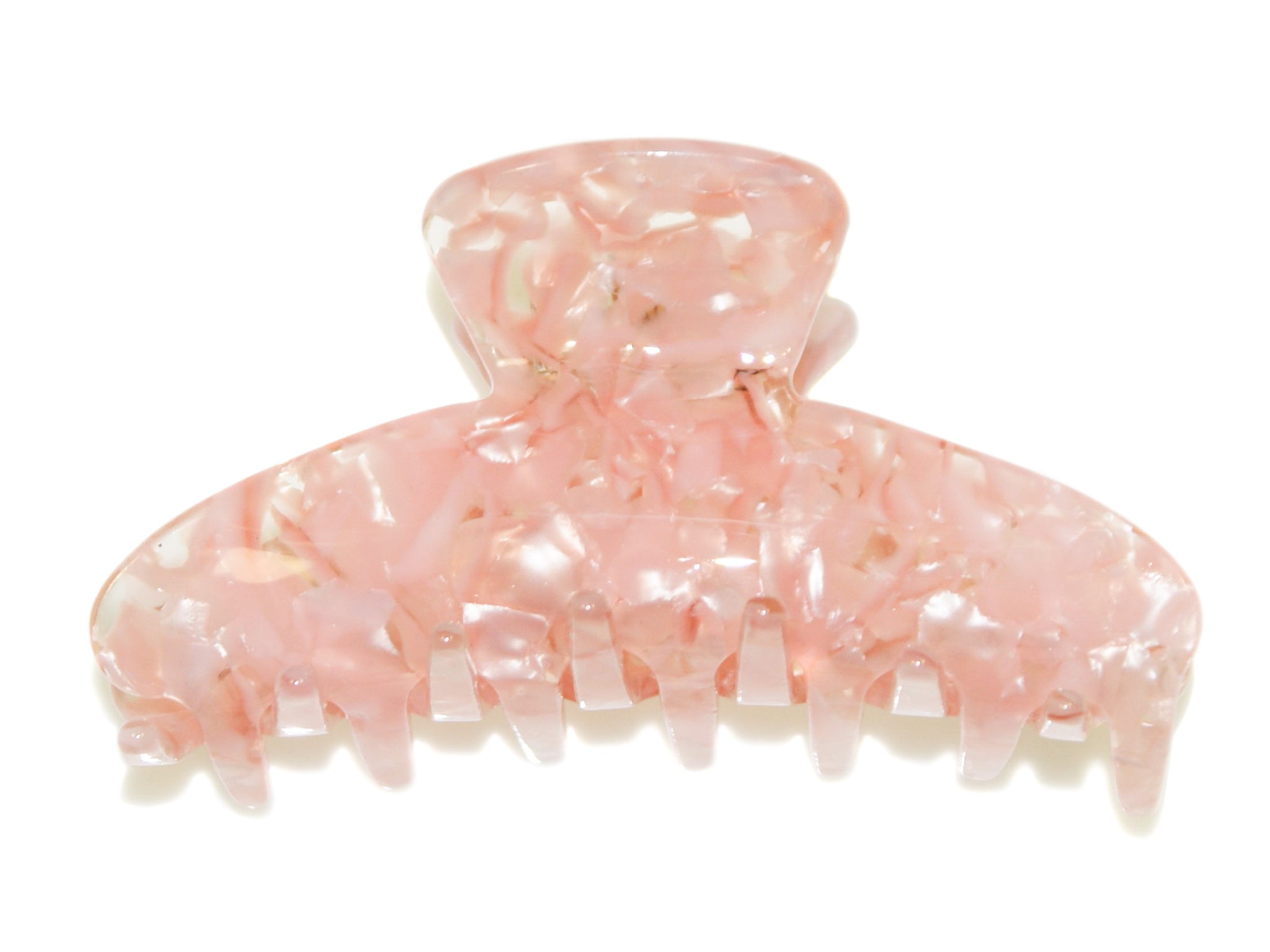 Acetate Crescent Claw - Pink Marble