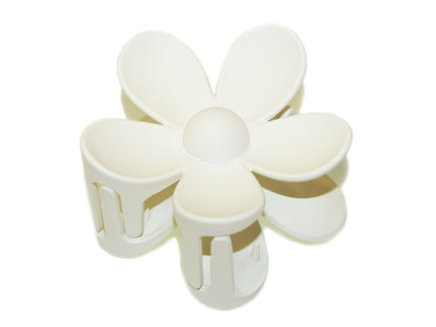 Flower Power Claw - Matte Ivory