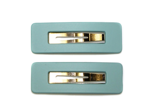 Plasmoda Rectangle Snaps - Matte TIffany