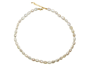 Large Freshwater Pearl Necklace - Pearl